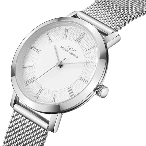 Stainless Steel Water Resistant Watch with Adjustable Strap - Picture 7 of 11